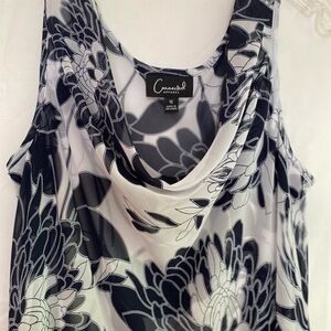 Connected Apparel - Dress - 12 - Navy/White